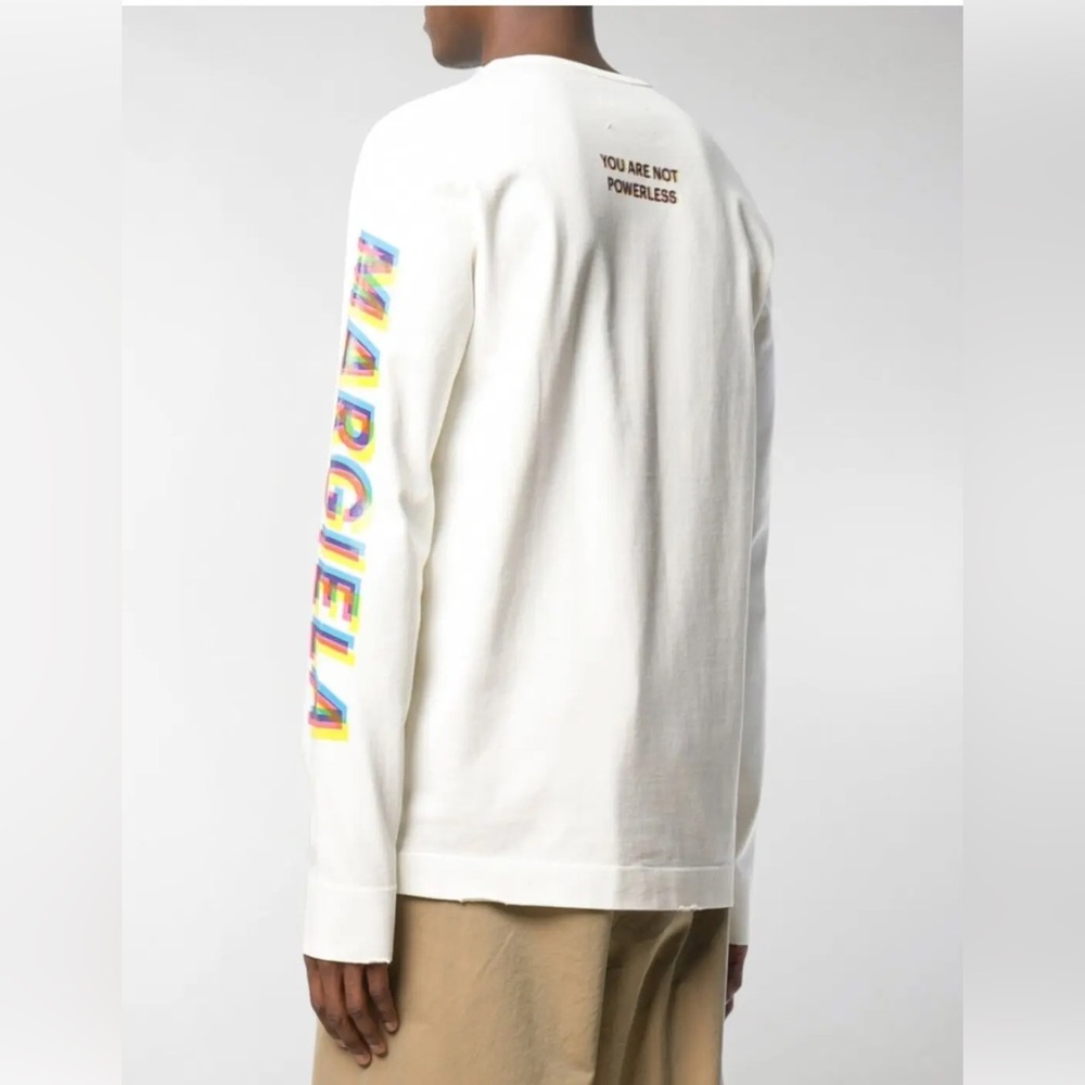 Maison Margiela Logo Sleeve 'You are not Powerless' Shirt medium